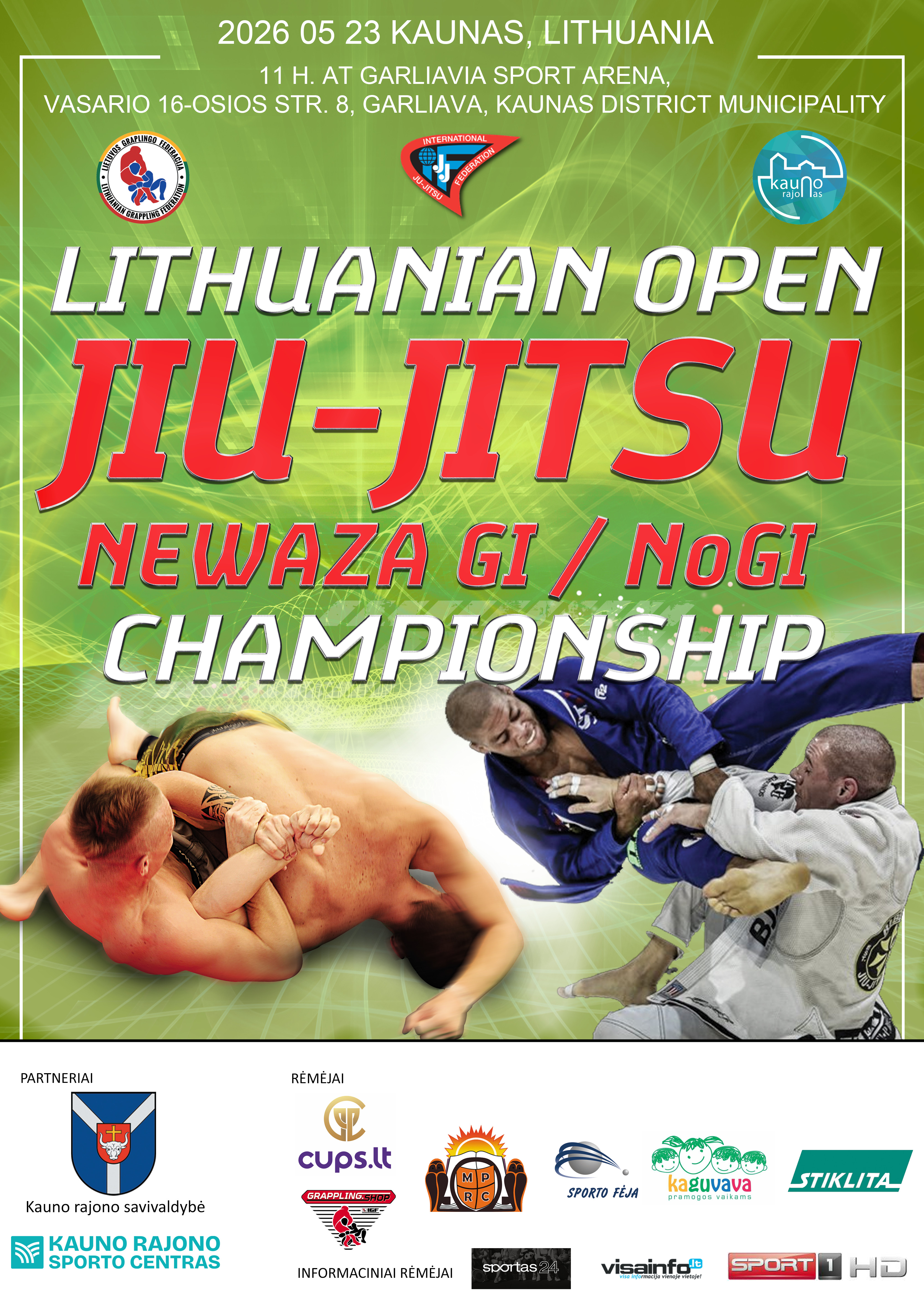 Atviras Lietuvos Jiu Jitsu Newaza čempionatas (Gi ir NoGi)