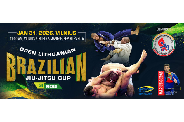 LIETUVOS ATVIRA BRAZILIŠKO DŽIUDŽITSU TAURĖ 2026 GI / NOGI
