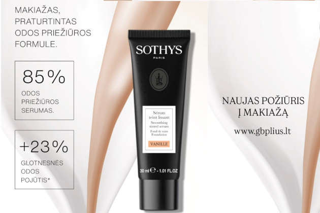 Naujieji Sothys makiažo pagrindai – serumai: naujas požiūris į makiažą