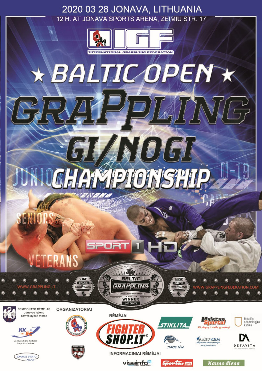 Baltijos šalių atviras Grappling čempionatas 2020