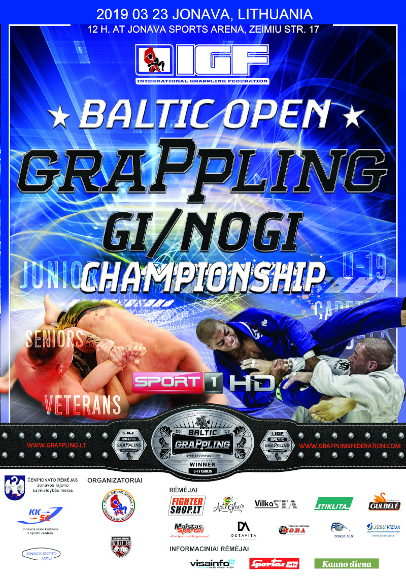 Baltijos šalių atviras Grappling čempionatas 2019