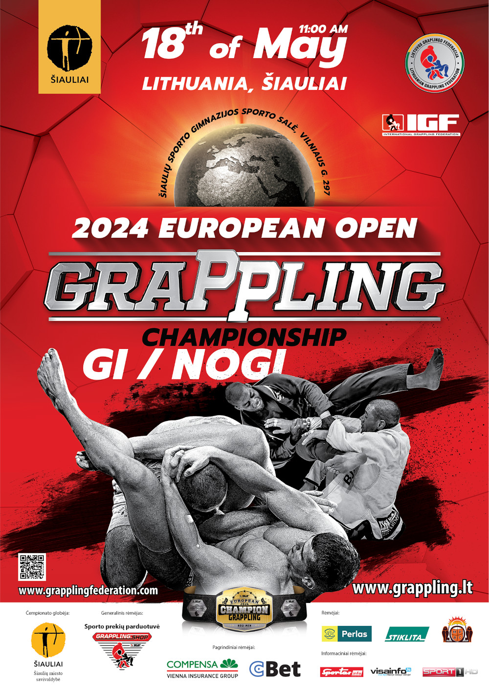 Europos atviras IGF Grappling imtynių čempionatas 2024 