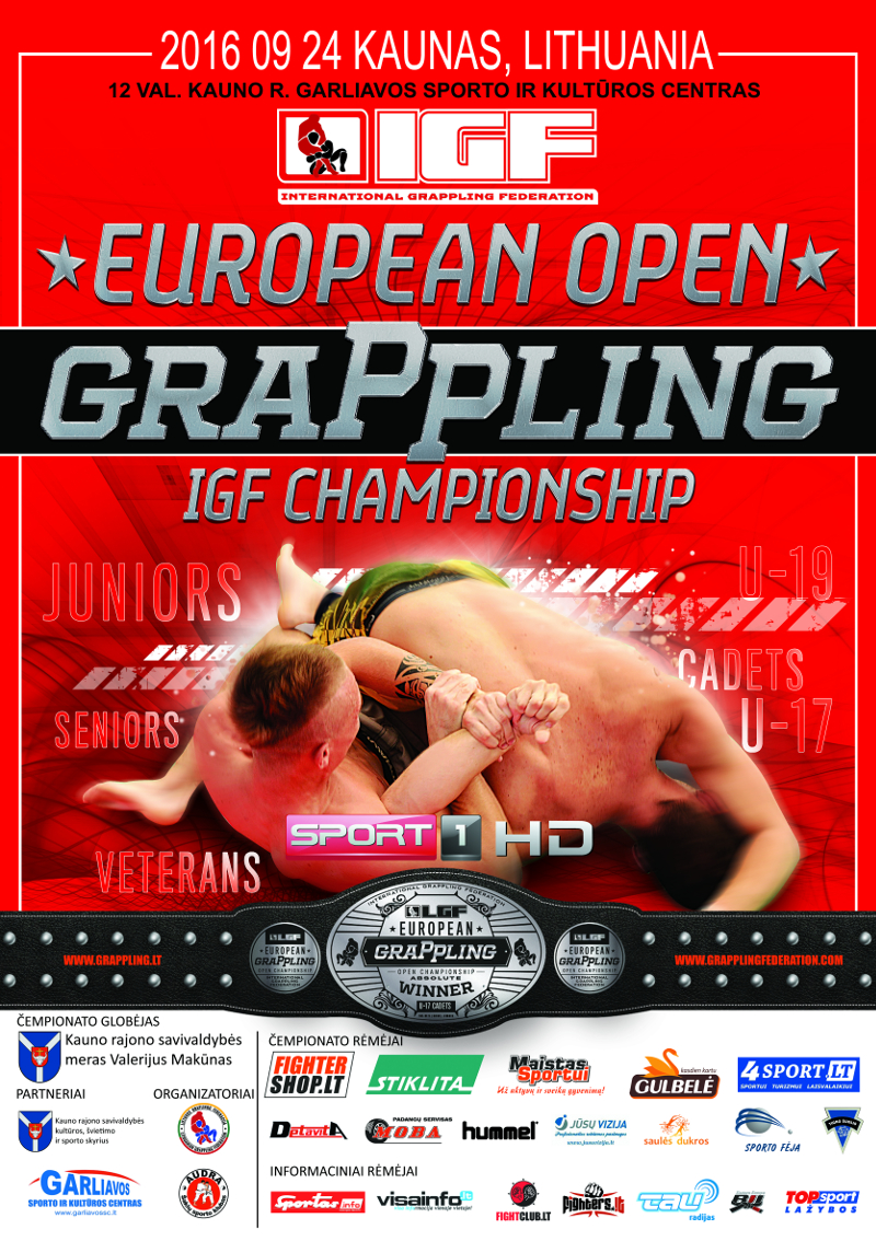 Europos atviras GRAPPLING imtynių čempionatas