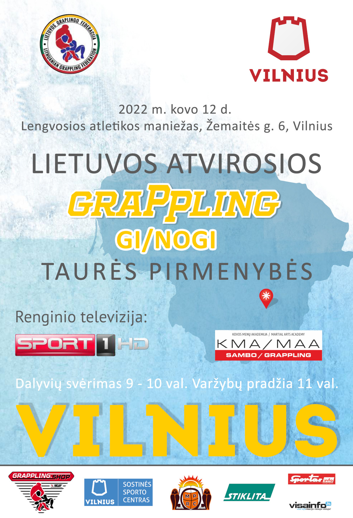 Lietuvos atvirosios Grappling Gi/Nogi taurės pirmenybės 2022