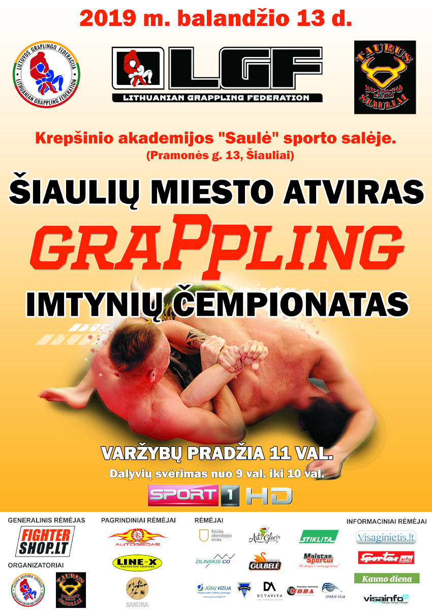 Šiaulių atviras Grappling Nogi čempionatas 2019