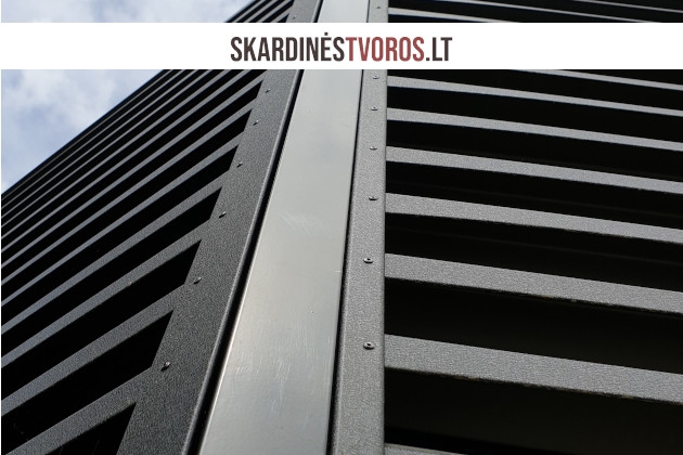Skardos lankstiniai tvorai, fasadui, palangėms bei stogams – efektyvi konstrukcijų apsauga ir estetiška išvaizda