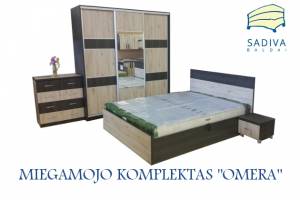 Miegamojo baldų komplektas OMERA - SADIVA BALDŲ naujienos