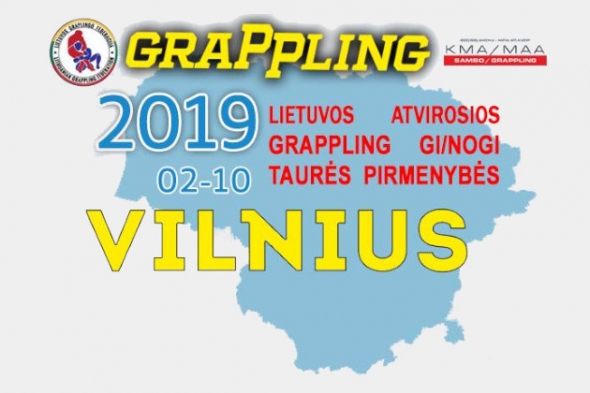 Lietuvos atvirosios Grappling GI/NOGI taurės pirmenybės 2019