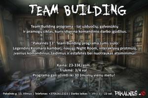 Kolektyvo formavimo ir komandinio darbo įgūdžių stiprinimo PAKALNĖS 13 Team Building programa
