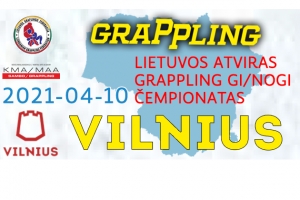 Lietuvos atviras Grappling GI/NOGI čempionatas 2021
