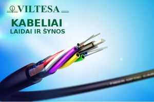 Elektros kabeliai, laidai ir šynos - VILTESA asortimente
