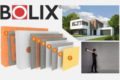 Bolix HD apšiltinimo sistemos – padidinto atsparumo namų sienų apšiltinimui