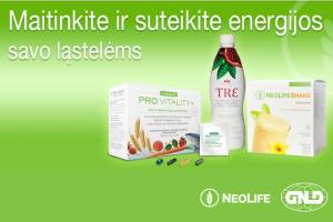 Maisto papildai energijai ir gyvybingumui NEOLIFE - suteikite energijos savo ląstelėms