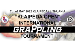 Tarptautinis Grappling imtynių turnyras KLAIPĖDA OPEN 2022 / Internation Grappling Tournament KLAIPĖDA OPEN 2022