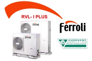 Oras – vanduo šilumos siurblys Ferroli RVL-I PLUS – taupus ir modernus šildymo bei vėsinimo sprendimas