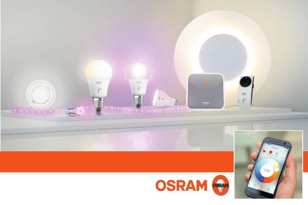 Individualus šviesos valdymas programėlės (app) pagalba - OSRAM LIGHTIFYT